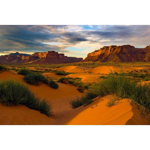 Lukachukai desert sand dunes in northern Arizona